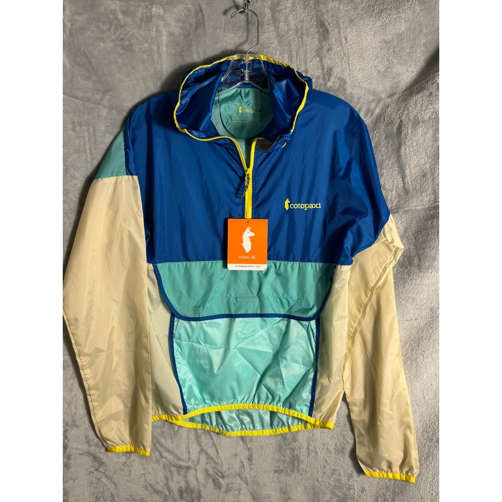 Cotopaxi Teca Windbreaker Pullover‎ Jacket Blue Teal Women XS New lightweight